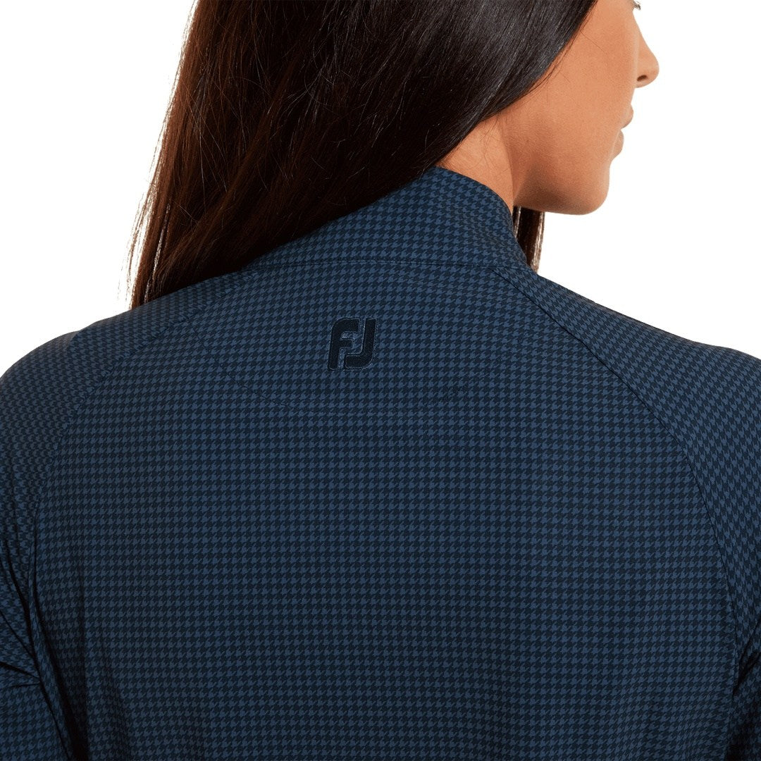 Footjoy Ladies Houndstooth Print Woven Golf Jacket 80213