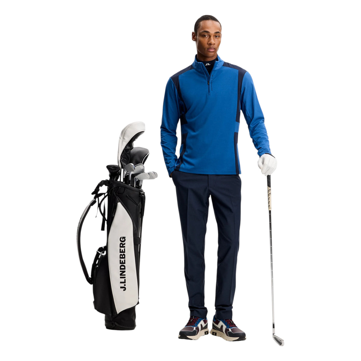 J.Lindeberg Finn 1/4 Zip Golf Mid Layer GMJS16157