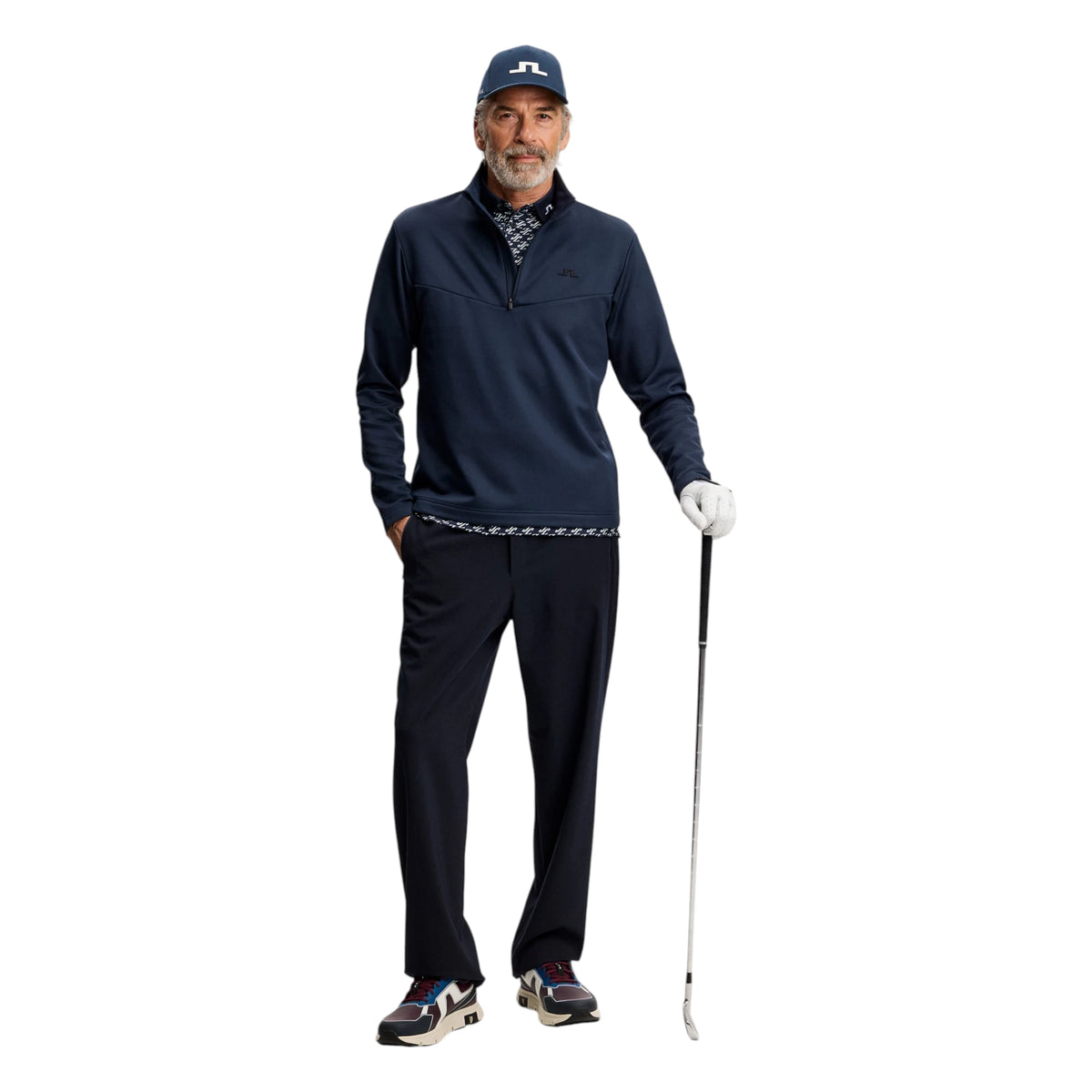 J.Lindeberg Maclean 1/4 Zip Golf Mid Layer GMJS17071