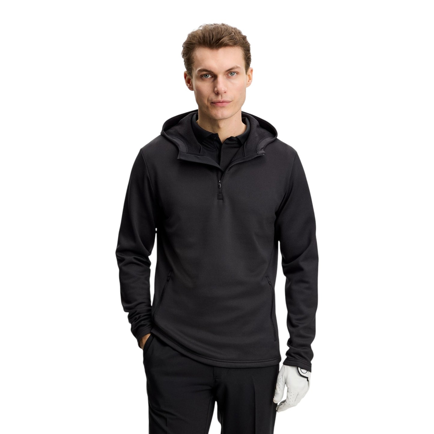 J Lindeberg Aerial Quarter Zip Hood R GMJS17327