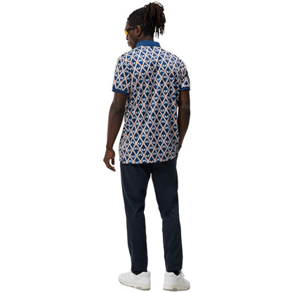 J. Lindeberg Tour Tech Print Golf Polo Shirt GMJT08576