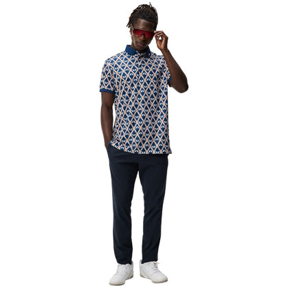 J. Lindeberg Tour Tech Print Golf Polo Shirt GMJT08576