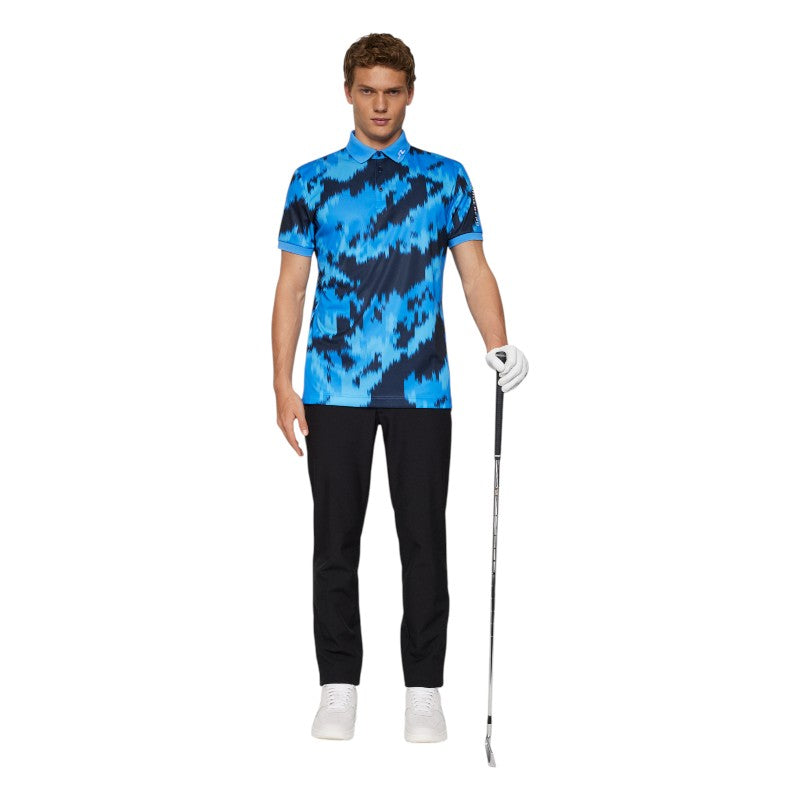 J.Lindeberg Tour Tech Print Golf Polo Shirt GMJT13043
