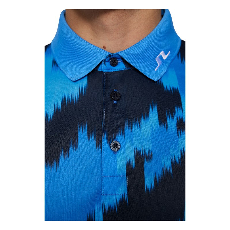 J.Lindeberg Tour Tech Print Golf Polo Shirt GMJT13043
