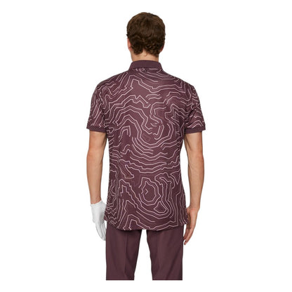J.Lindeberg Tour Tech Print Golf Polo Shirt GMJT13043