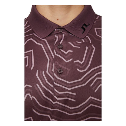 J.Lindeberg Tour Tech Print Golf Polo Shirt GMJT13043