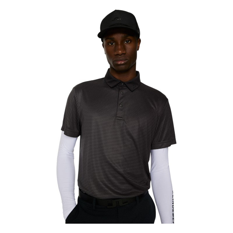 J.Lindeberg Marvin Stripe Golf Polo Shirt GMJT13339
