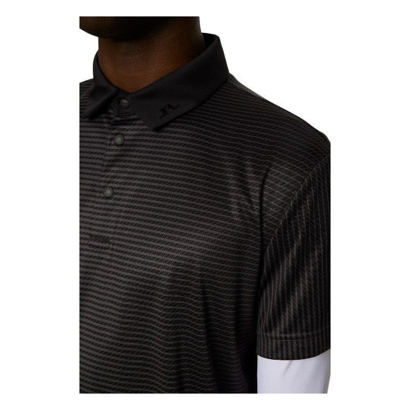 J.Lindeberg Marvin Stripe Golf Polo Shirt GMJT13339
