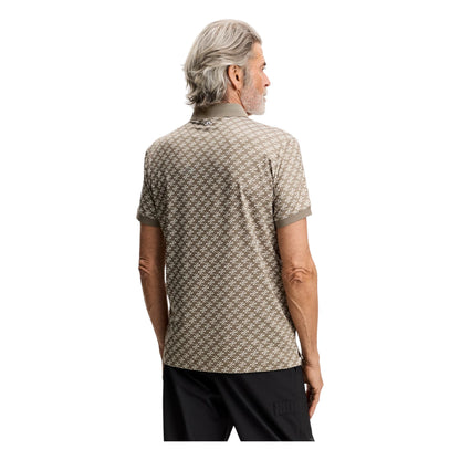 J.Lindeberg Tour Tech Print Golf Polo Shirt GMJT14652