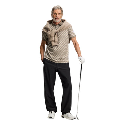 J.Lindeberg Tour Tech Print Golf Polo Shirt GMJT14652