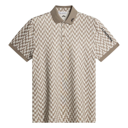J.Lindeberg Tour Tech Print Golf Polo Shirt GMJT14652
