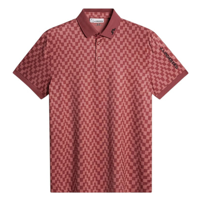 J.Lindeberg Tour Tech Print Golf Polo Shirt GMJT14652