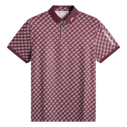 J.Lindeberg Tour Tech Print Golf Polo Shirt GMJT14652