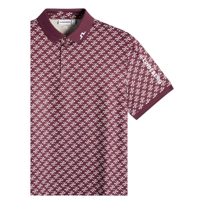 J.Lindeberg Tour Tech Print Golf Polo Shirt GMJT14652