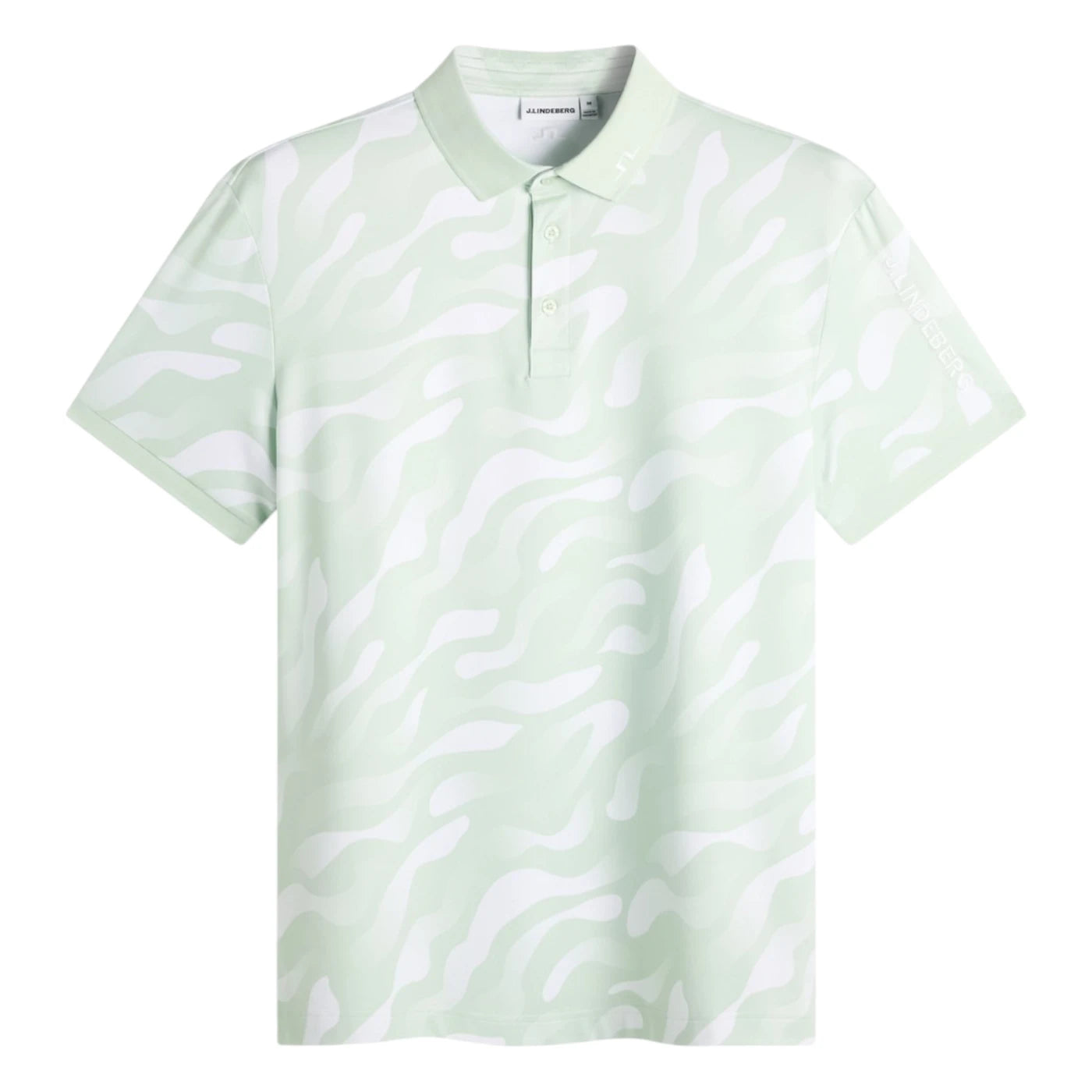 J.Lindeberg Tour Tech Print Golf Polo Shirt GMJT14652
