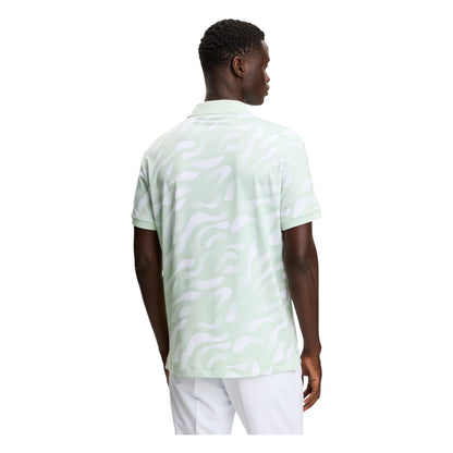 J.Lindeberg Tour Tech Print Golf Polo Shirt GMJT14652