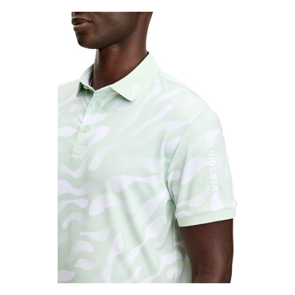 J.Lindeberg Tour Tech Print Golf Polo Shirt GMJT14652