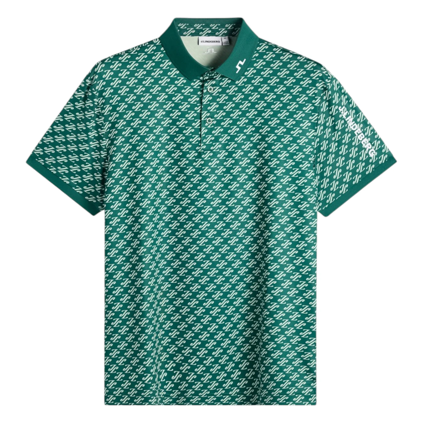 J.Lindeberg Tour Tech Print Golf Polo Shirt GMJT14652