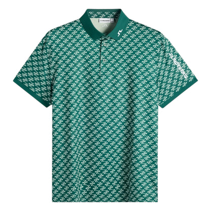 J.Lindeberg Tour Tech Print Golf Polo Shirt GMJT14652