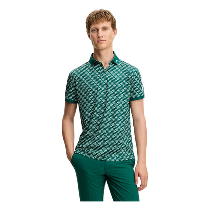 J.Lindeberg Tour Tech Print Golf Polo Shirt GMJT14652