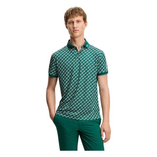 J.Lindeberg Tour Tech Print Golf Polo Shirt GMJT14652