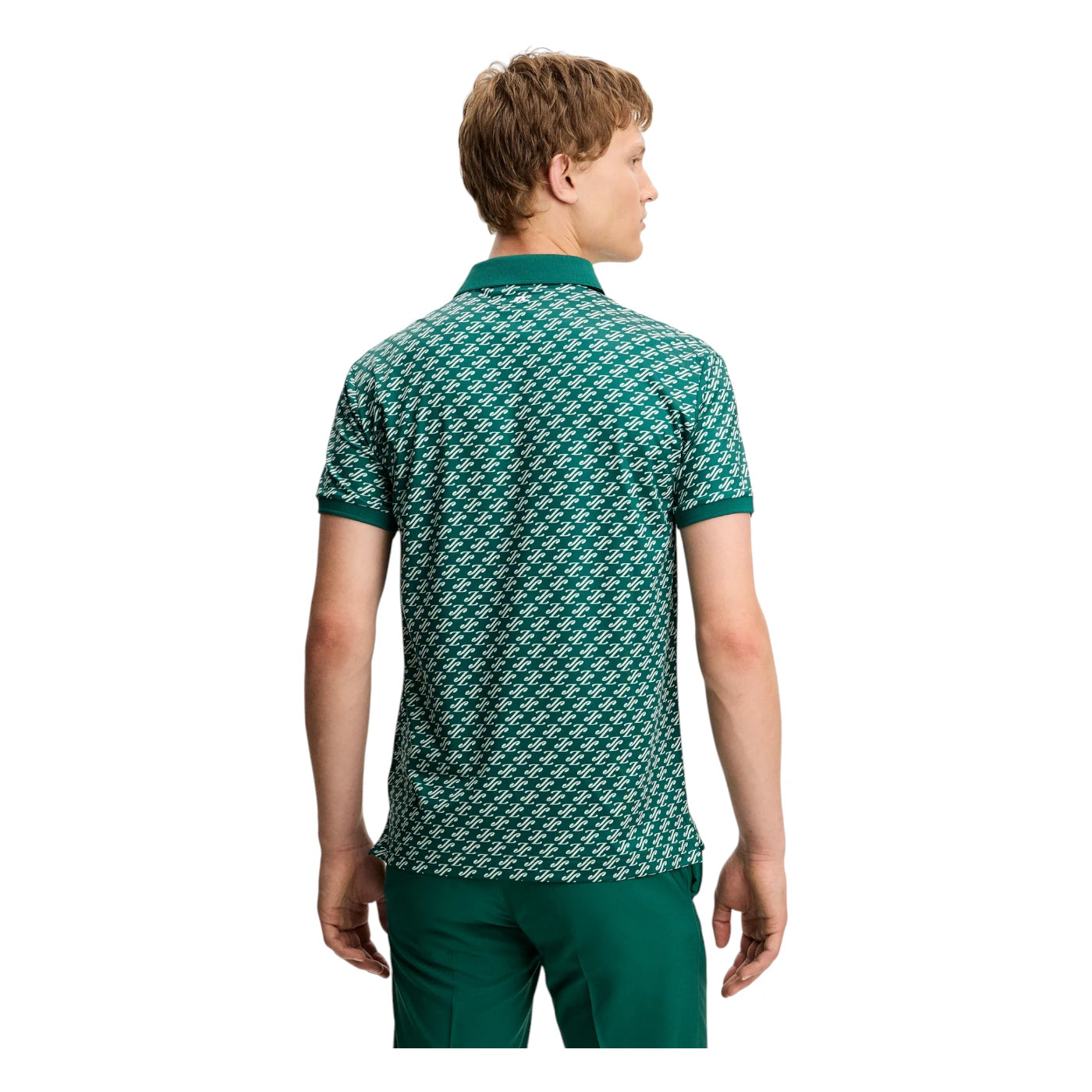 J.Lindeberg Tour Tech Print Golf Polo Shirt GMJT14652