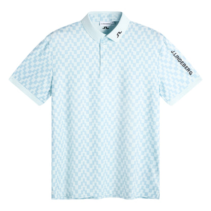 J.Lindeberg Tour Tech Print Golf Polo Shirt GMJT14652