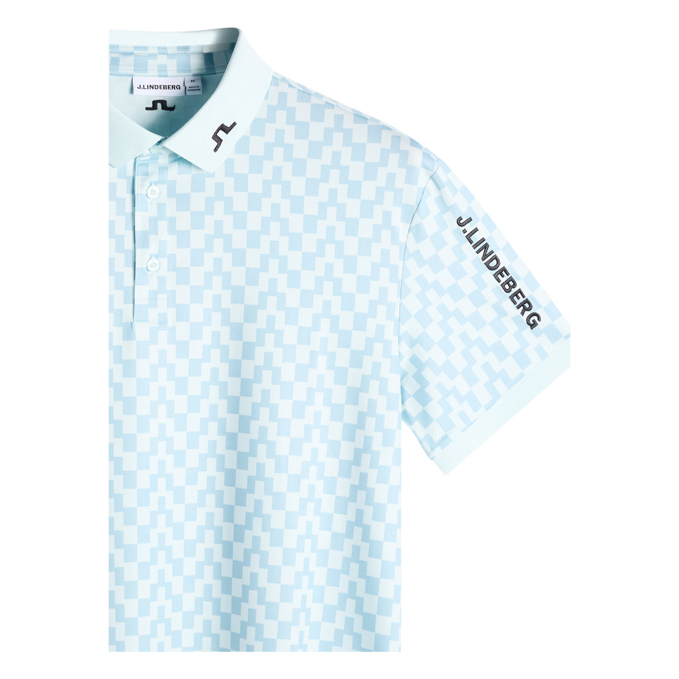 J.Lindeberg Tour Tech Print Golf Polo Shirt GMJT14652