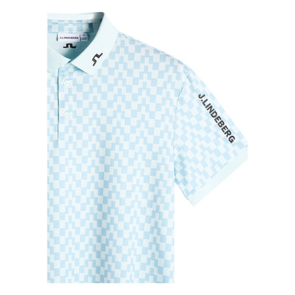 J.Lindeberg Tour Tech Print Golf Polo Shirt GMJT14652