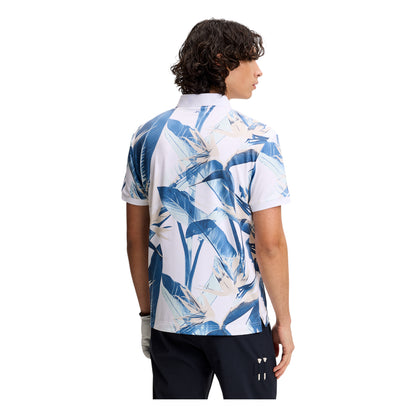 J.Lindeberg Tour Tech Print Golf Polo Shirt GMJT14652