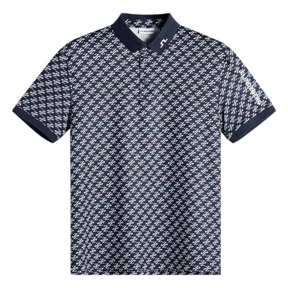J.Lindeberg Tour Tech Print Golf Polo Shirt GMJT14652