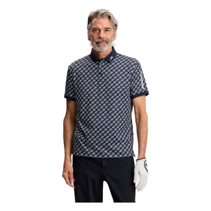 J.Lindeberg Tour Tech Print Golf Polo Shirt GMJT14652
