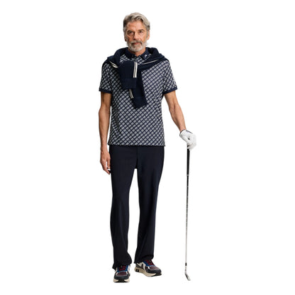 J.Lindeberg Tour Tech Print Golf Polo Shirt GMJT14652