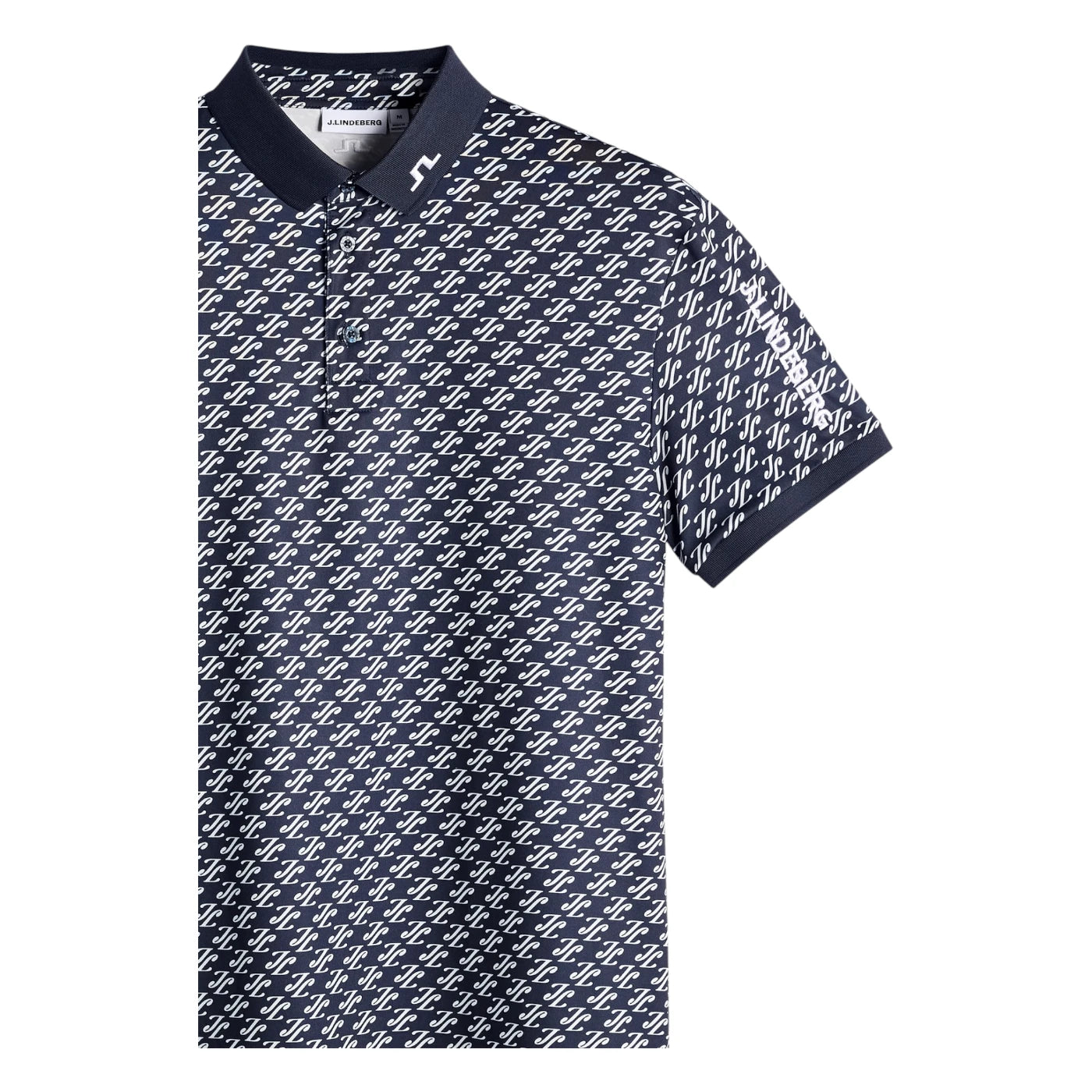 J.Lindeberg Tour Tech Print Golf Polo Shirt GMJT14652