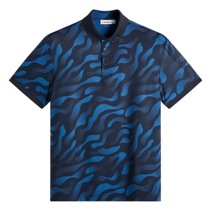 J.Lindeberg Tour Tech Print Golf Polo Shirt GMJT14652
