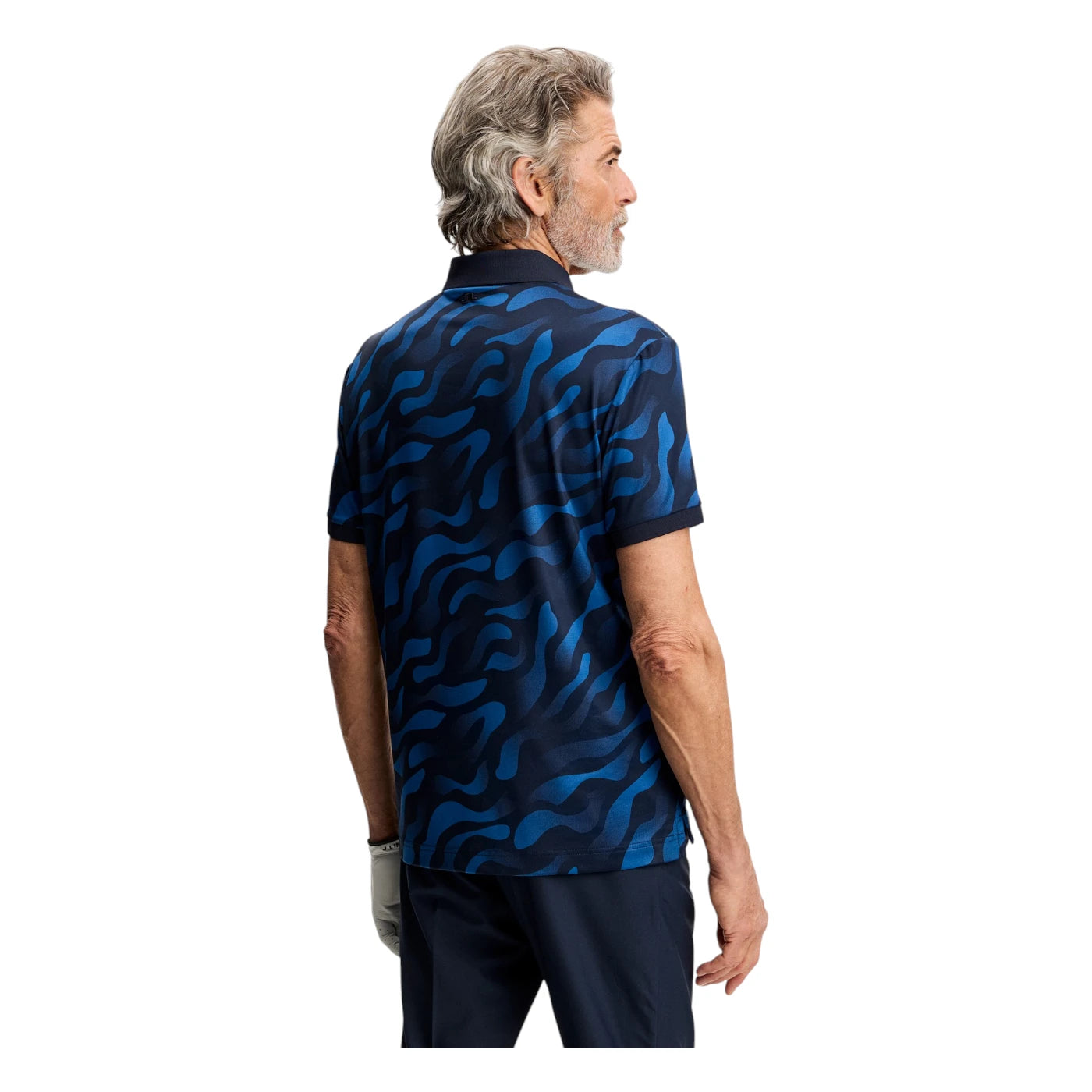 J.Lindeberg Tour Tech Print Golf Polo Shirt GMJT14652