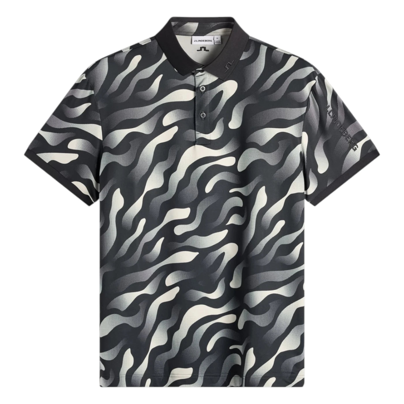 J.Lindeberg Tour Tech Print Golf Polo Shirt GMJT14652