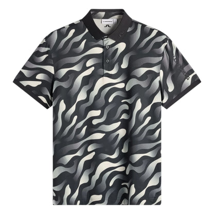 J.Lindeberg Tour Tech Print Golf Polo Shirt GMJT14652