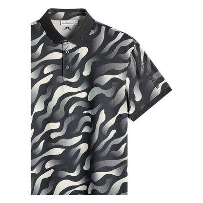 J.Lindeberg Tour Tech Print Golf Polo Shirt GMJT14652