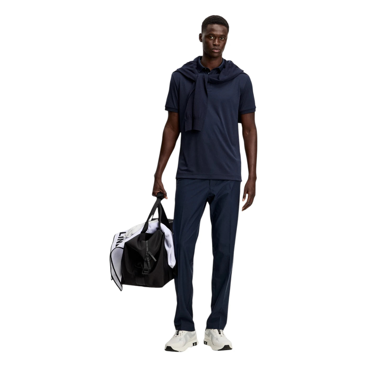 J.Lindeberg KV Print Golf Polo Shirt GMJT14653