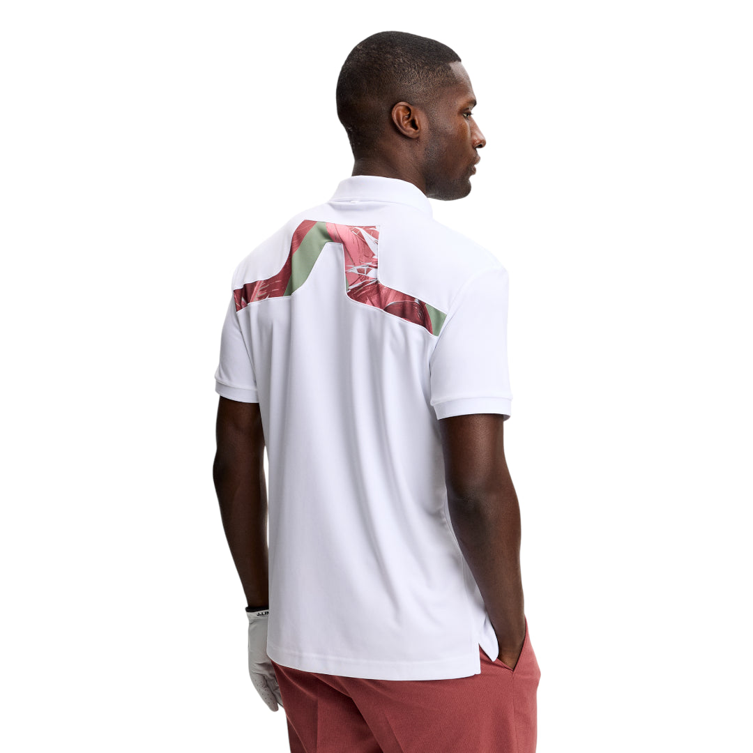 J.Lindeberg KV Print Golf Polo Shirt GMJT14653