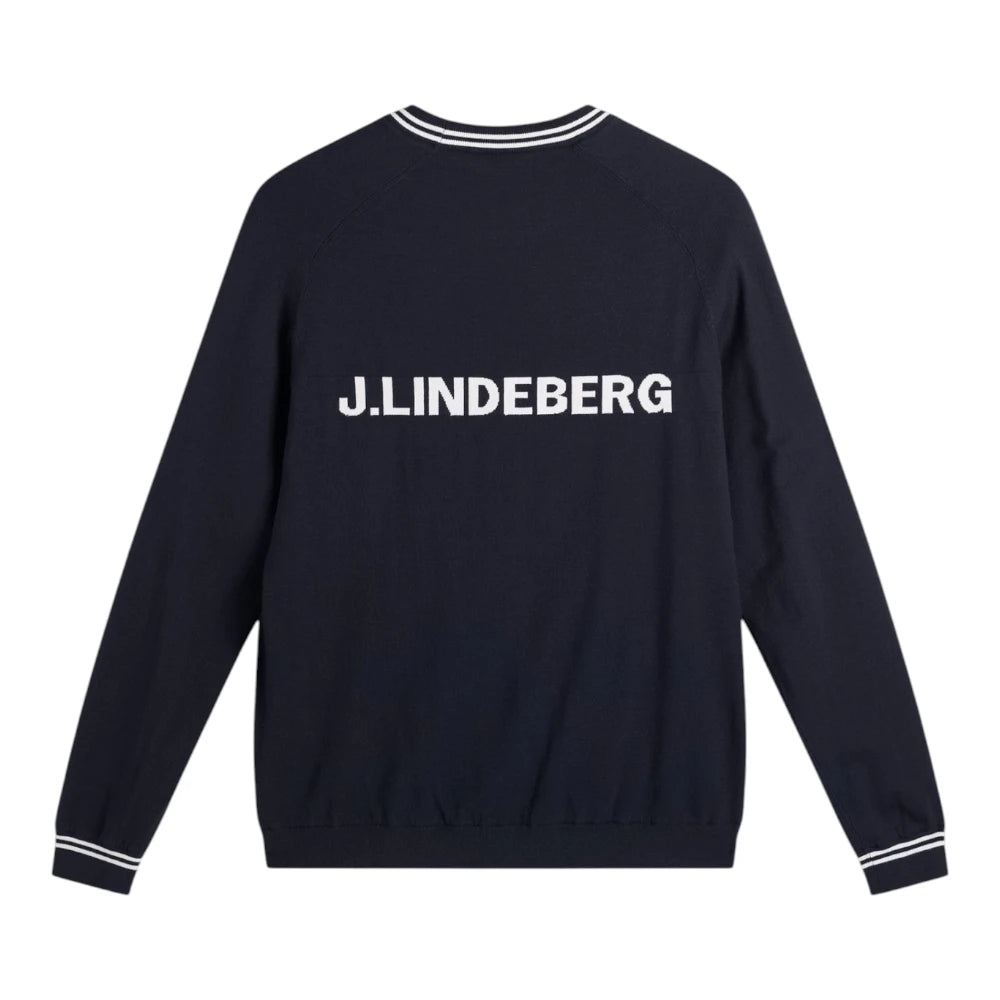 J.Lindeberg Kenny Windbreaker Knit Golf Sweater GMKW16113