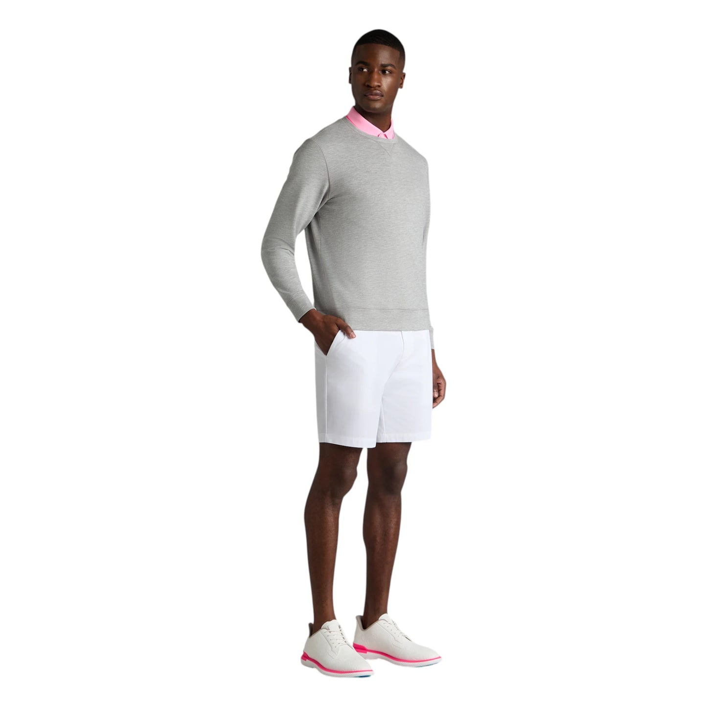 G/Fore All Play Terry Crewneck Golf Mid Layer GMM000073