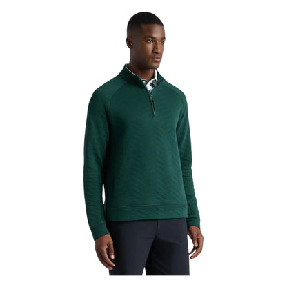 G/FORE Dunes Cotton Quilted 1/4 Zip Golf Mid Layer GMM000078