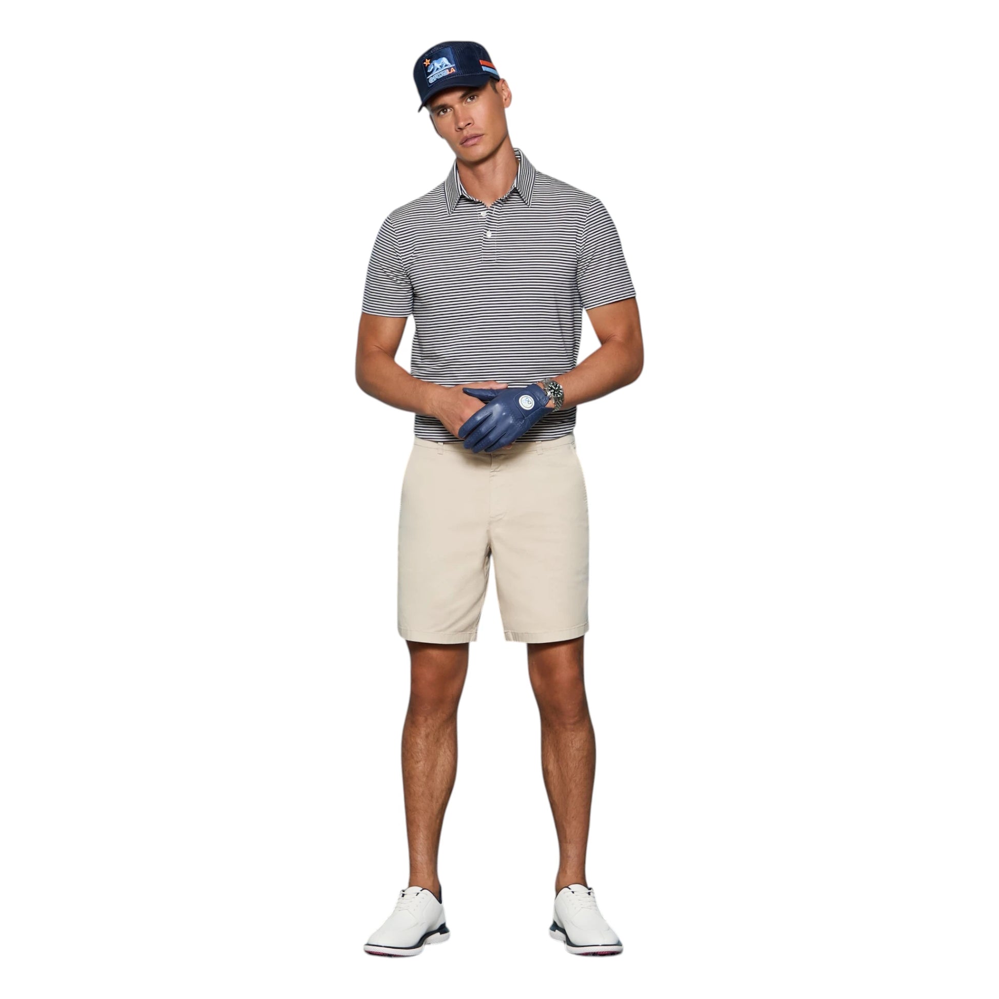 G/FORE All Play Stripe Golf Polo Shirt GMP000111A