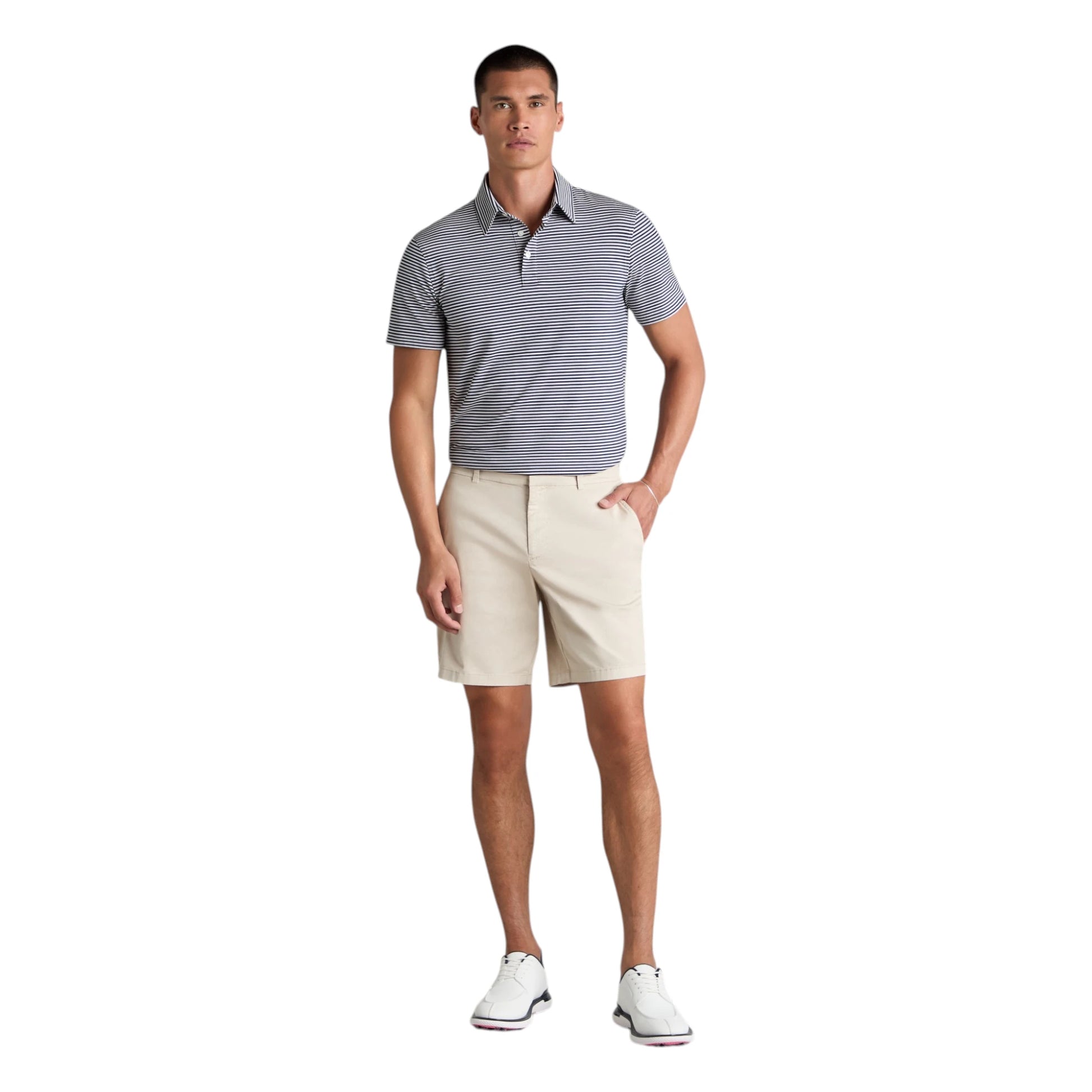 G/FORE All Play Stripe Golf Polo Shirt GMP000111A