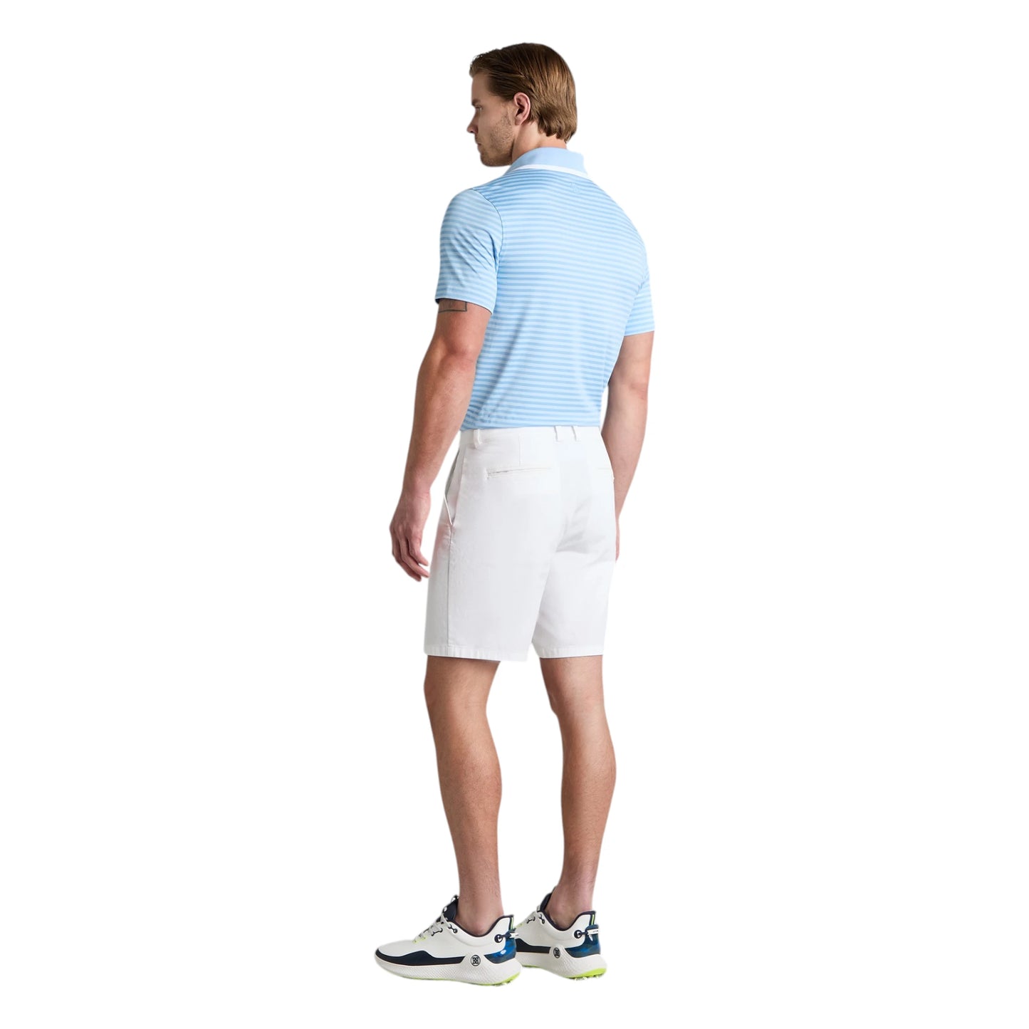 G/FORE Perforated Stripe Golf Polo Shirt GMP000120