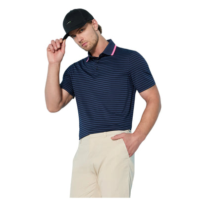 G/FORE Perforated Stripe Golf Polo Shirt GMP000120