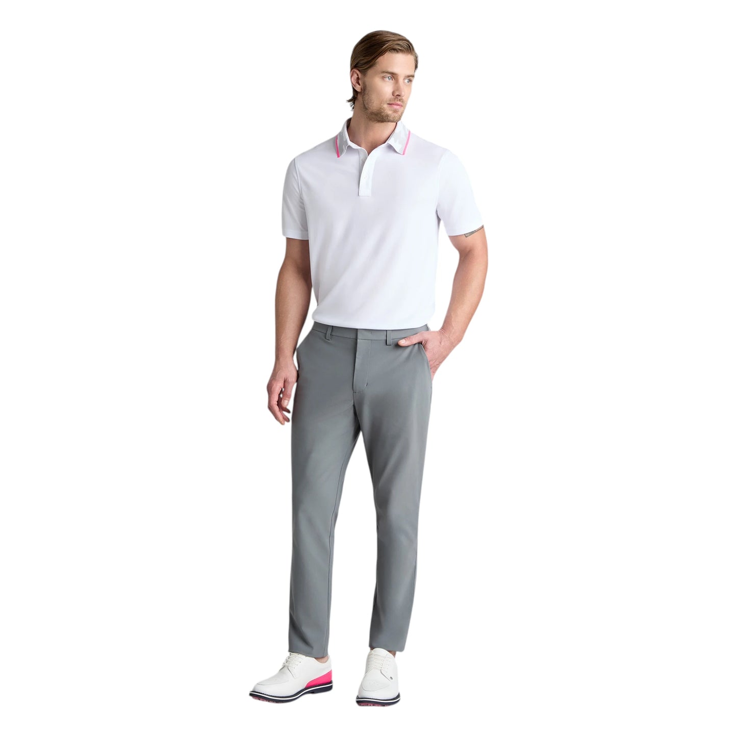 G/FORE Camo Collar Performance Pique Golf Polo Shirt GMP000134