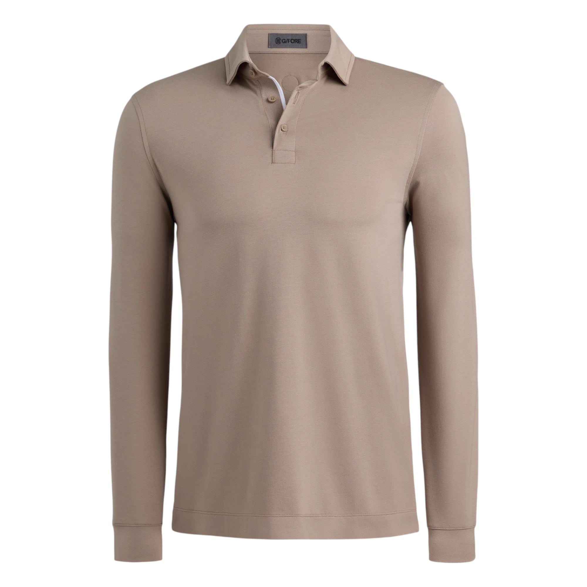 G/FORE All Play Stretch Knit Long Sleeve Golf Polo Shirt GMP000160